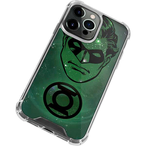 DC Comics Green Lantern Cosmic Portrait iPhone 14 Pro Clear Case
